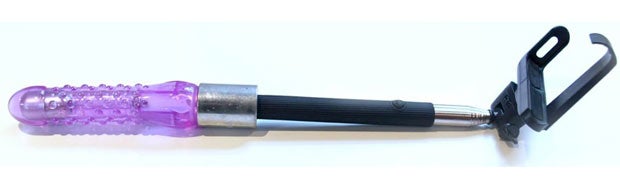 Orgasmus-Foto: Dildo mit Selfie-Stick