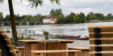 Der neue Pilgerrastplatz.