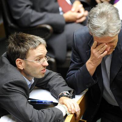 Hochs und Tiefs im Parlamentsstadion