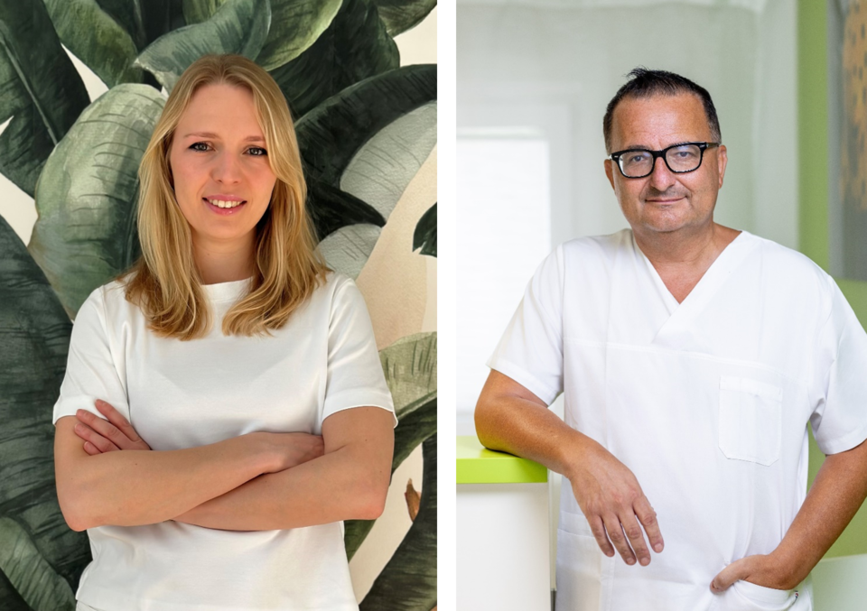 Allgemeinmedizinerin Dr. Anna-Christina Bernd aus Wien und Allgemein-und Intensivmediziner Univ.Doz. Dr. Alexander Kober aus Niederösterreich im Experten-Talk