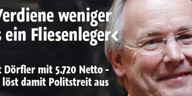 Dörfler sieht sich unterbezahlt