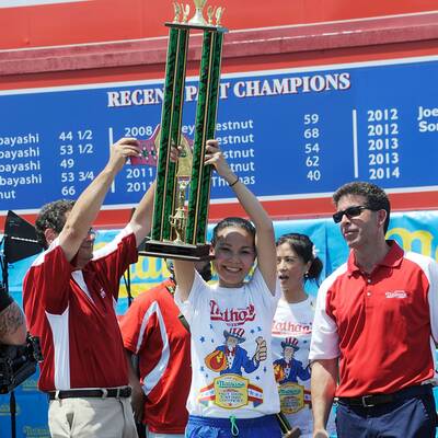 Hot-Dog-Wettessen in New York
