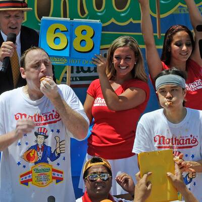 Hot-Dog-Wettessen in New York