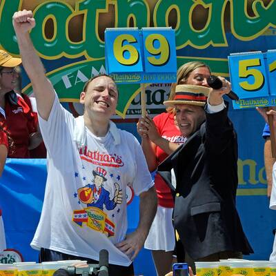 Hot-Dog-Wettessen in New York