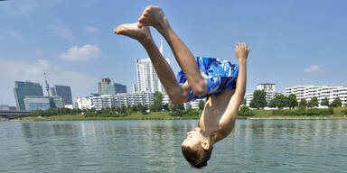 Ab sofort Badespa&szlig; auf der ganzen Donauinsel