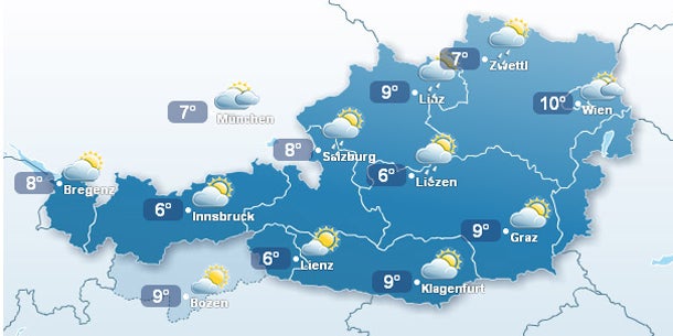 Wolken und Regen - Der Frühling hat Pause