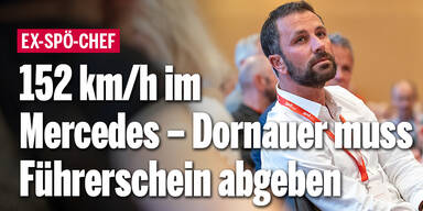 152 km/h im Mercedes – Dornauer muss Führerschein abgeben