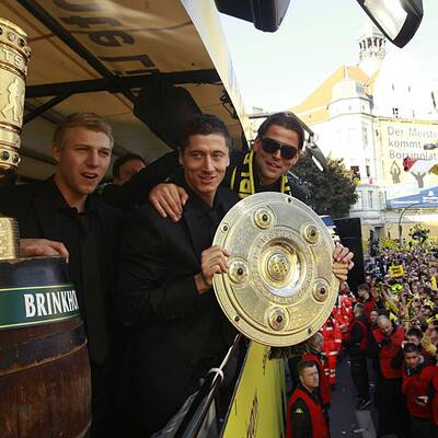 Dortmunds wilde Double-Party