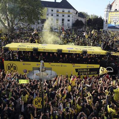 Dortmunds wilde Double-Party