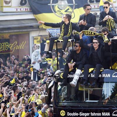 Dortmunds wilde Double-Party