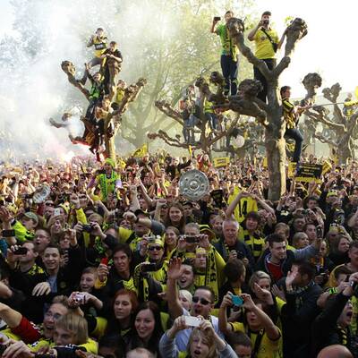 Dortmunds wilde Double-Party