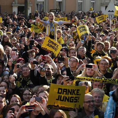 Dortmunds wilde Double-Party