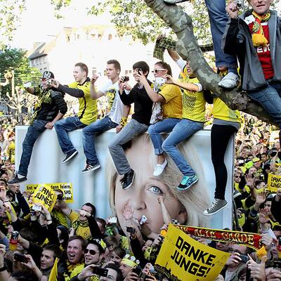 Dortmunds wilde Double-Party