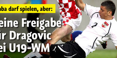 Keine Freigabe für U19-EM für Dragovic