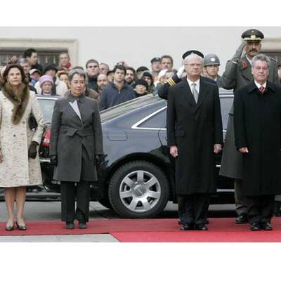 König Carl XVI. Gustaf und Königin Silvia in Wien