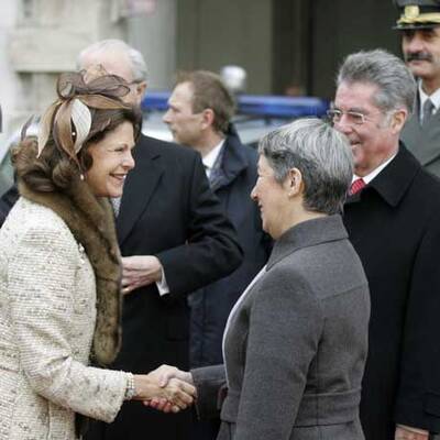 König Carl XVI. Gustaf und Königin Silvia in Wien