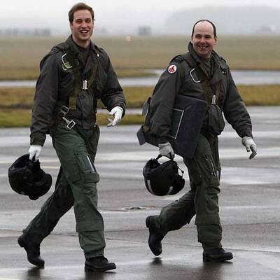 Prinz William bei der Luftwaffe