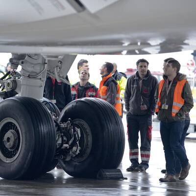 Dreamliner in Schwechat gelandet