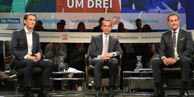 Strache: Witziges Wort-Duell mit Kurz