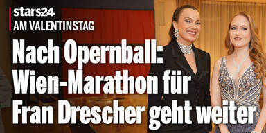 Nach Opernball: Wien-Marathon für Fran Drescher geht weiter