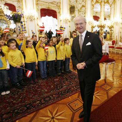 König Carl XVI. Gustaf und Königin Silvia in Wien