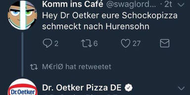 So genial reagiert Dr. Oetker auf Troll