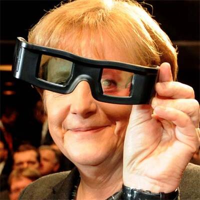 Merkel's CeBIT-Rundgang
