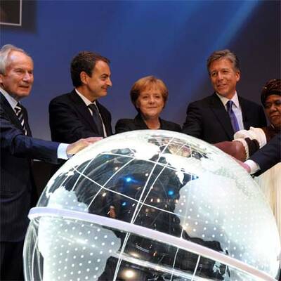 Merkel's CeBIT-Rundgang