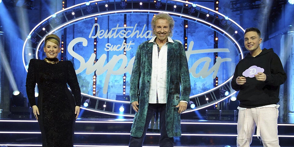 DSDS Maite Kelly, Thomas Gottschalk und Mike Singer