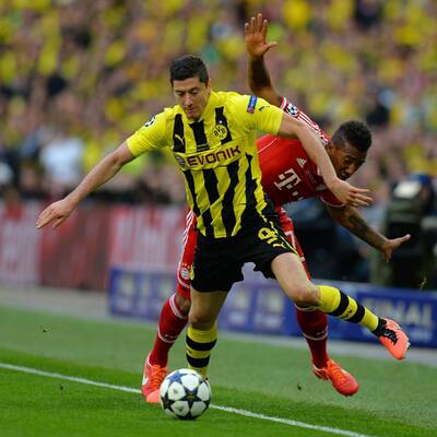  Bayern gegen Dortmund. Das Finale der Champions League in Wembley.