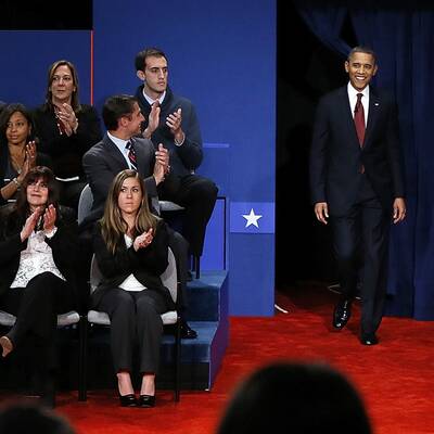 Obama und Romney in der 
