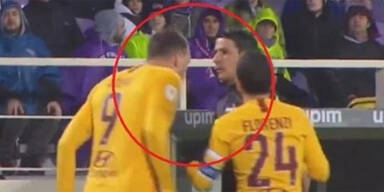 Eklat: Dzeko spuckt Schiri an & fliegt vom Platz