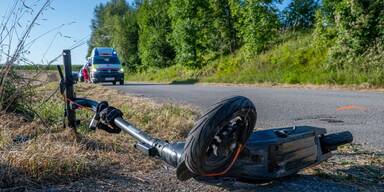 E-Scooter Unfall