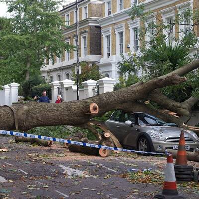 Heftige Stürme in Europa