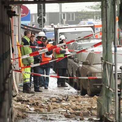 Wohnhaus in Wien nach Explosion eingestürzt