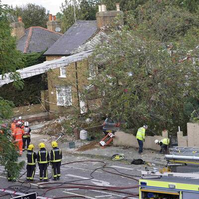 Heftige Stürme in Europa