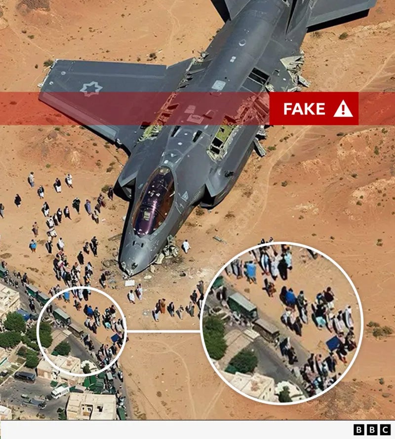 BBC Fake Israel Iran