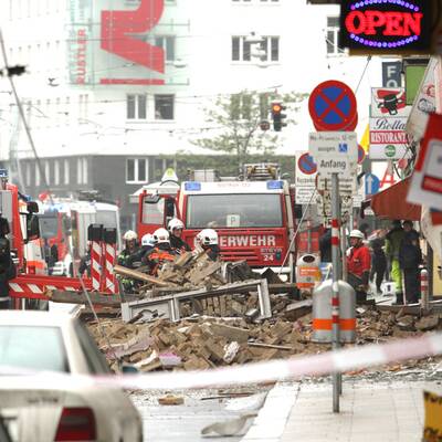 Wohnhaus in Wien nach Explosion eingestürzt