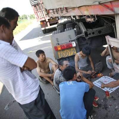 100 Kilometer Stau in China