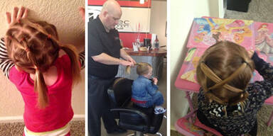 Greg Wickerst Frisurkreationen f&uuml;r Tochter Izzy