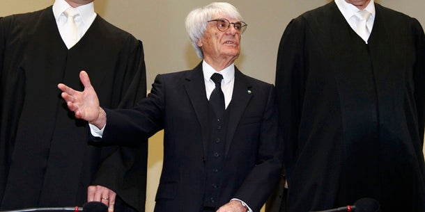 F1-Chef Ecclestone beteuerte seine Unschuld