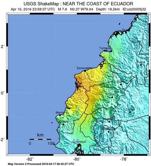 Beben-Katastrophe in Ecuador - Hunderte Tote