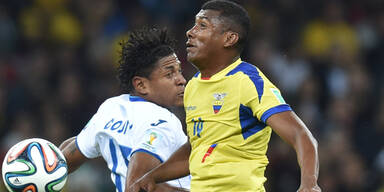 Ecuador erk&auml;mpft 2:1 gegen Honduras