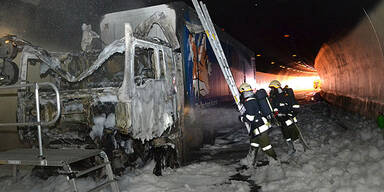 Brand im Grasbergtunnel