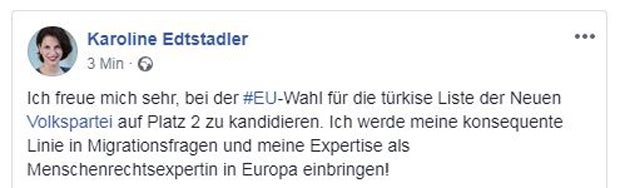 Karas und Edtstadler führen ÖVP-Liste an