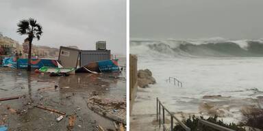 10 Meter-Monsterwellen im Mittelmeer: Sturm 