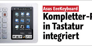 Asus zeigt Endversion des EeeKeyboard