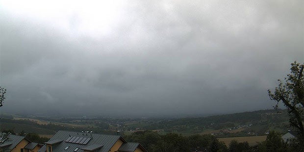 Unwetter setzten  ganze Orte  unter Wasser