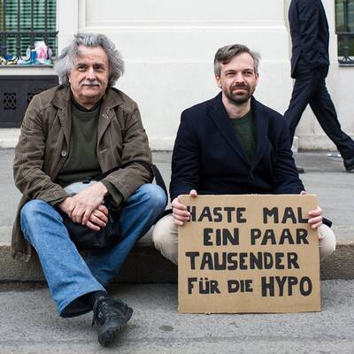 Protest gegen Bankenhilfe für Hypo