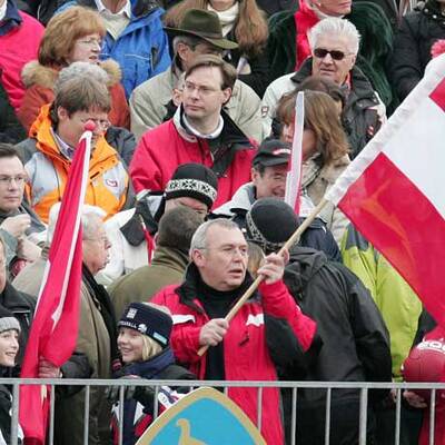 VIPs beim Hahnenkammrennen